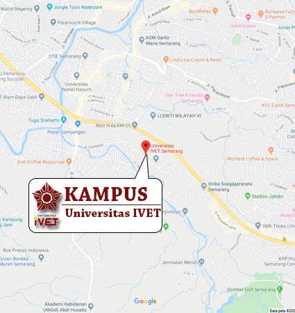Lokasi Kampus & Peta (Google Map) Universitas IVET Semarang Nomor